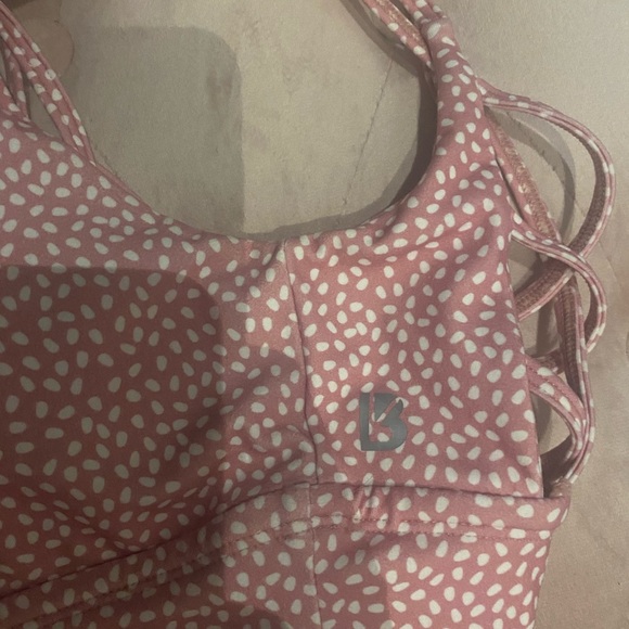 🌸BUFFBUNNY PINK Bossy Print/Pink Dalmatian🖤Small Monarch Bra & M Legging Set🌸 - Picture 13 of 13